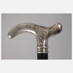 Spazierstock Silber