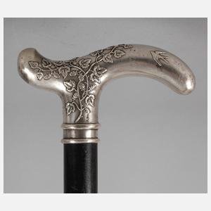 Spazierstock Silber