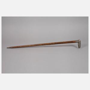 Spazierstock Silber