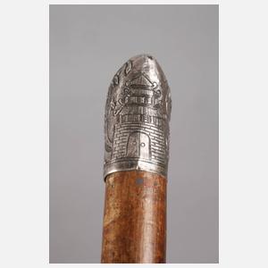 Spazierstock Silber