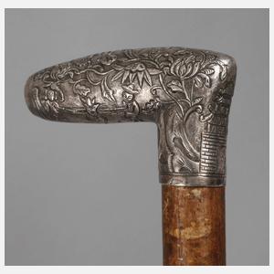 Spazierstock Silber