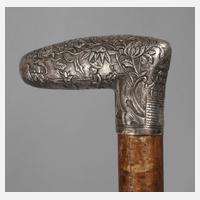 Spazierstock Silber111