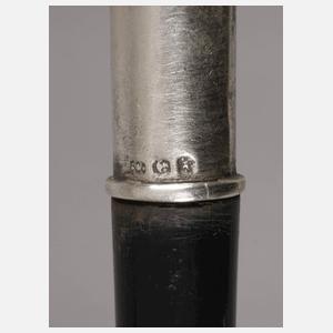 Spazierstock Silber