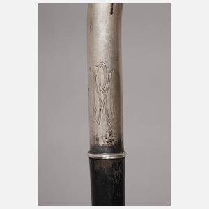 Spazierstock Silber