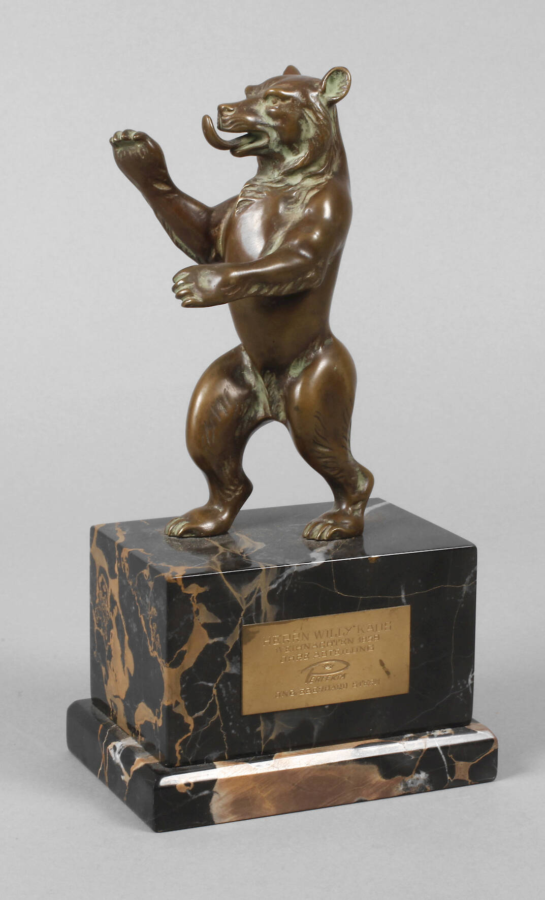 Bronzefigur Berliner Bär