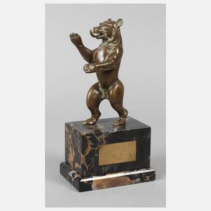 Bronzefigur Berliner Bär