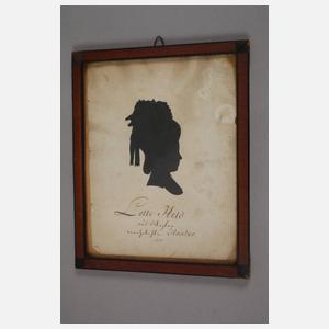 Konvolut Schattenrisse