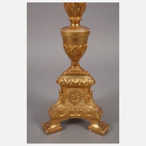 Paar barocke Altarleuchter