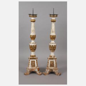 Paar barocke Altarleuchter