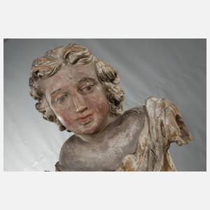 Paar lebensgroße Barockfiguren