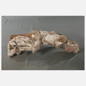 Paar lebensgroße Barockfiguren