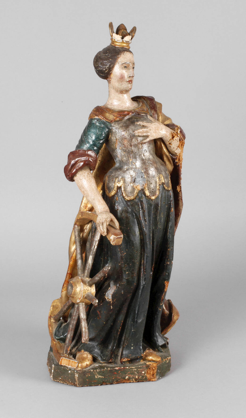 Geschnitzte Heiligenfigur Barock