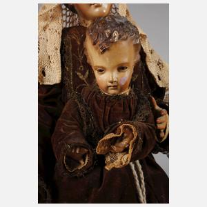 Geschnitzte Marienplastik