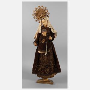 Geschnitzte Marienplastik