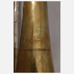 Konvolut Blechblasinstrumente