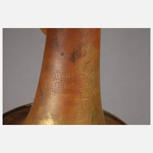 Drei Blechblasinstrumente