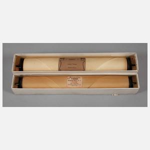 Paar Notenrollen für Pianola