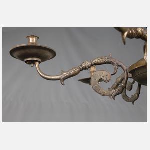 Großer Deckenlüster Bronze