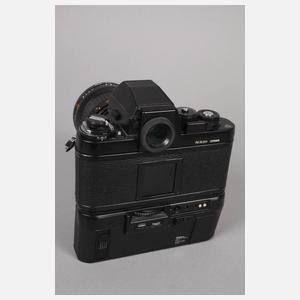 Kamera Nikon F3 HP mit Motordrive und 3 Objektiven