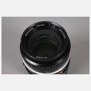 Kamera Nikon F3 HP mit Motordrive und 3 Objektiven