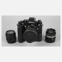 Kamera Nikon F3 HP mit Motordrive und 3 Objektiven111