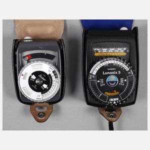 Zwei Belichtungsmesser Gossen