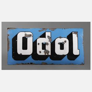 Großes Emailschild Odol