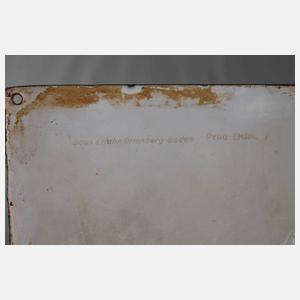 Großes Emailschild Villiger