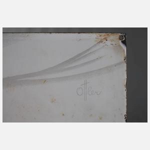 Großes Emailschild Villiger