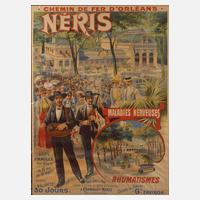 Werbeplakat der Orleans-Eisenbahn für Néris-les-Bains111