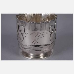 Silber Teeglashalter Russland