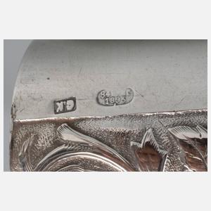 Russland Paar Serviettenringe Silber