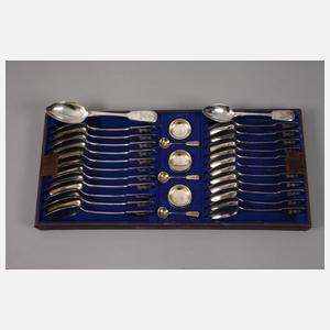 Hochwertiger Silber Besteckkasten aus Adelsbesitz