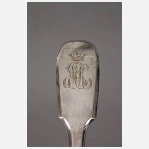 Hochwertiger Silber Besteckkasten aus Adelsbesitz