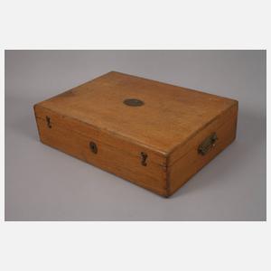 Hochwertiger Silber Besteckkasten aus Adelsbesitz