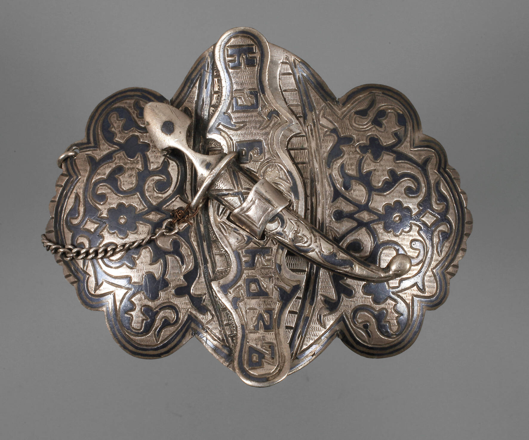 Gürtelschließe Niello