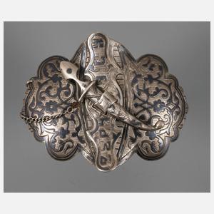 Gürtelschließe Niello