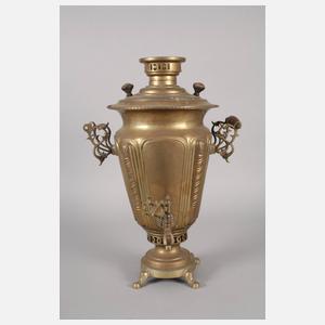 Russland großer Messingsamowar aus Tula