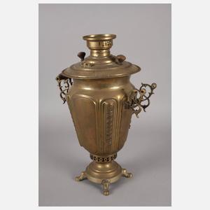 Russland großer Messingsamowar aus Tula