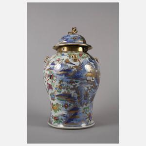 Deckelvase China