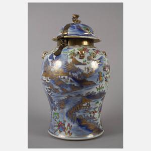 Deckelvase China
