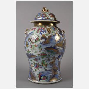 Deckelvase China