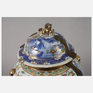Deckelvase China