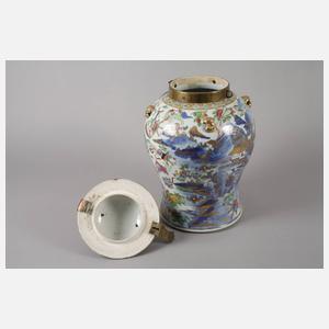 Deckelvase China