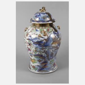 Deckelvase China