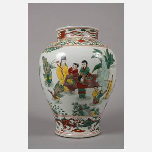 Vase Famille verte