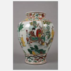 Vase Famille verte