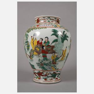 Vase Famille verte