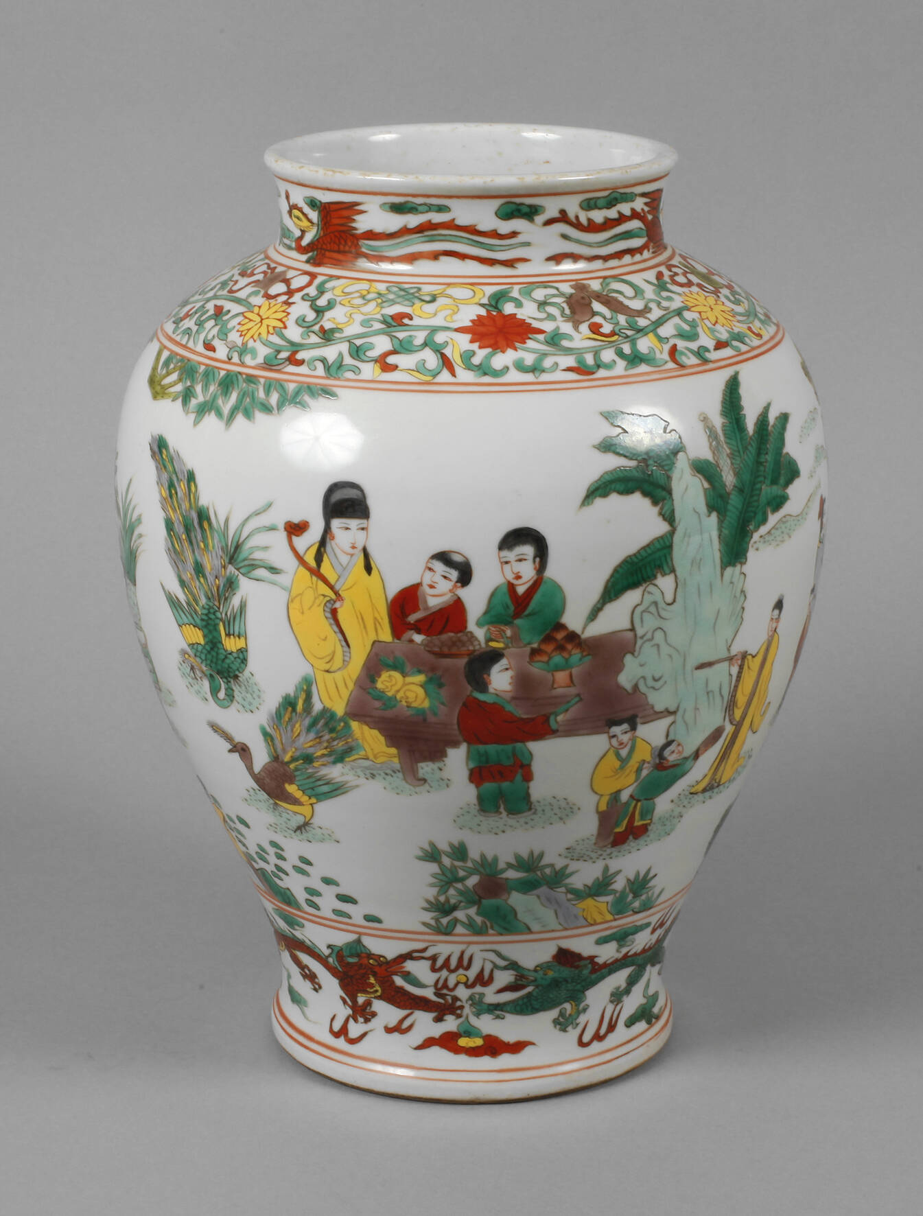 Vase Famille verte