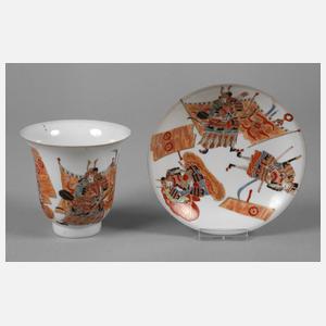 Asiatische Tasse Eierschalenporzellan